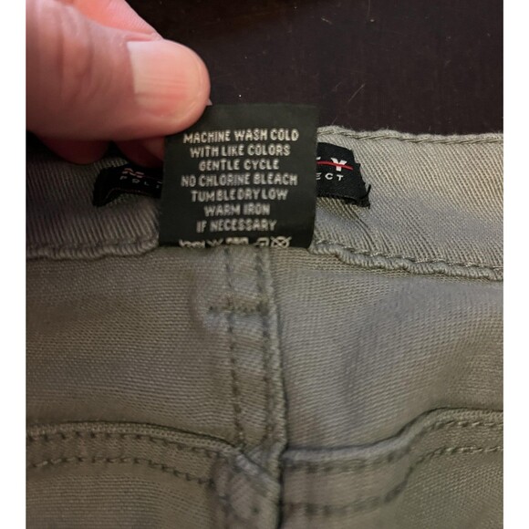M Society Jeans Mens 40x32 Gray Moto Biker Distressed Zipper Pocket Stretch - Picture 8 of 8